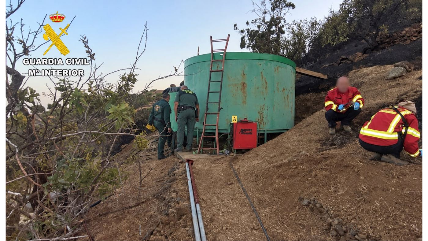 Brannetterforskning i Telde på Gran Canaria
