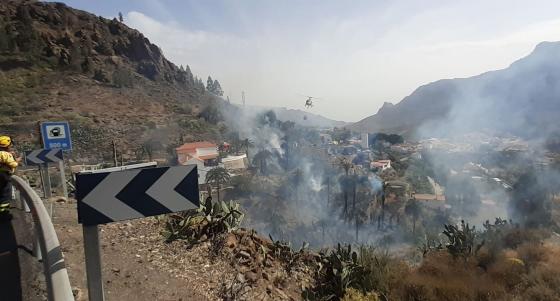 Kanariøyene_Gran Canaria_Fataga_Brann