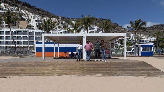 Nye terrasser i Playa del Cura på Gran Canaria.