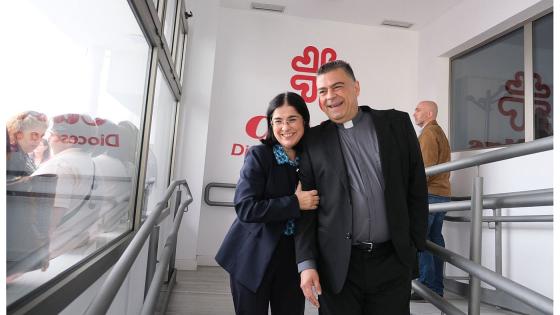 Borgermester i Las Palmas Carolina Darias ved åpningen av senteret..