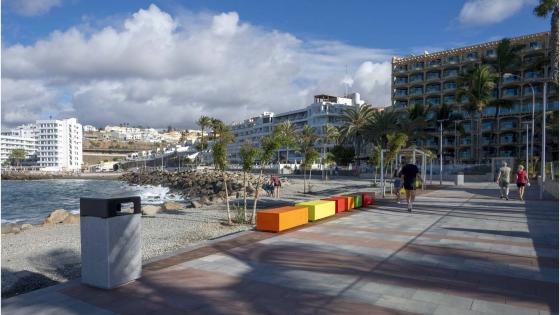 Gangvei mellom Anfi del Mar og Arguineguín 