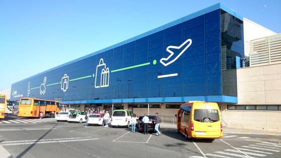 Flyterminalen på Gran Canarias lufthavn.