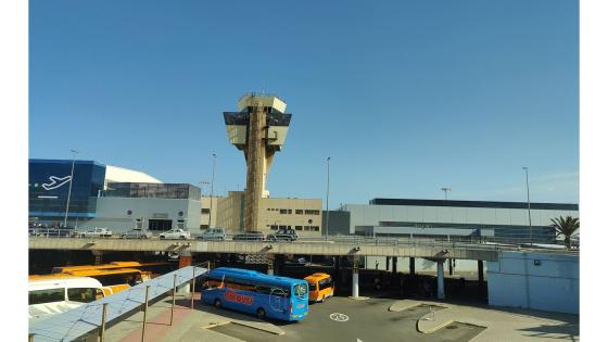 Kontrolltårn på Gran Canarias Lufthavn.