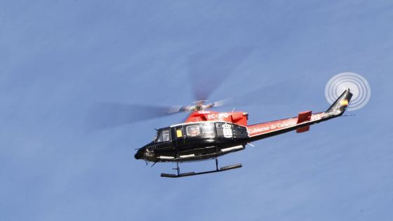 Redningshelikopter på Kanariøyene
