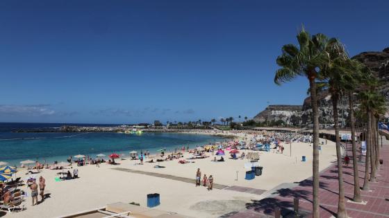 Amadores-stranden i Mogán kommune sørvest på Gran Canaria