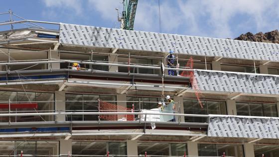 Boligbygging arbeidere