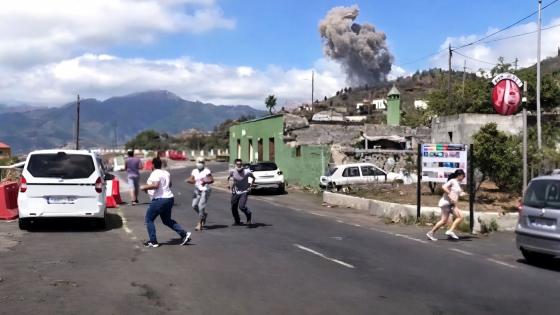 Tajogaite på La Palma utbrudd innbyggere