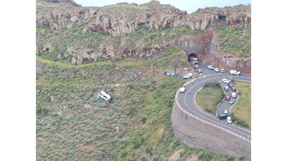 Bussulykke på La Gomera en død og 14 skadet
