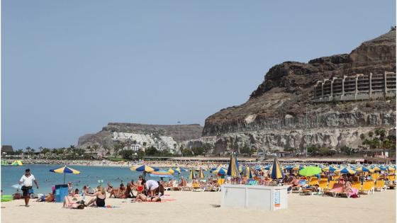 Amadores-stranden i Mogán kommune sørvest på Gran Canaria