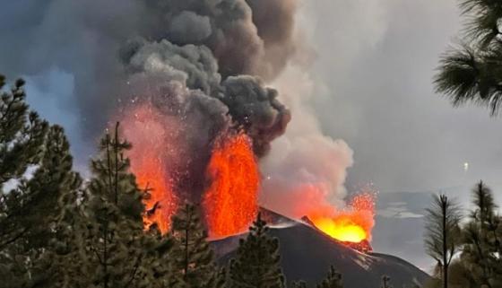 Vulkanutbrudd La Palma