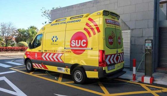 Ambulans på Kanarieöarna.