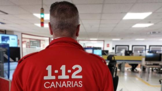 Nødsentralen 112 på Kanariøyene.
