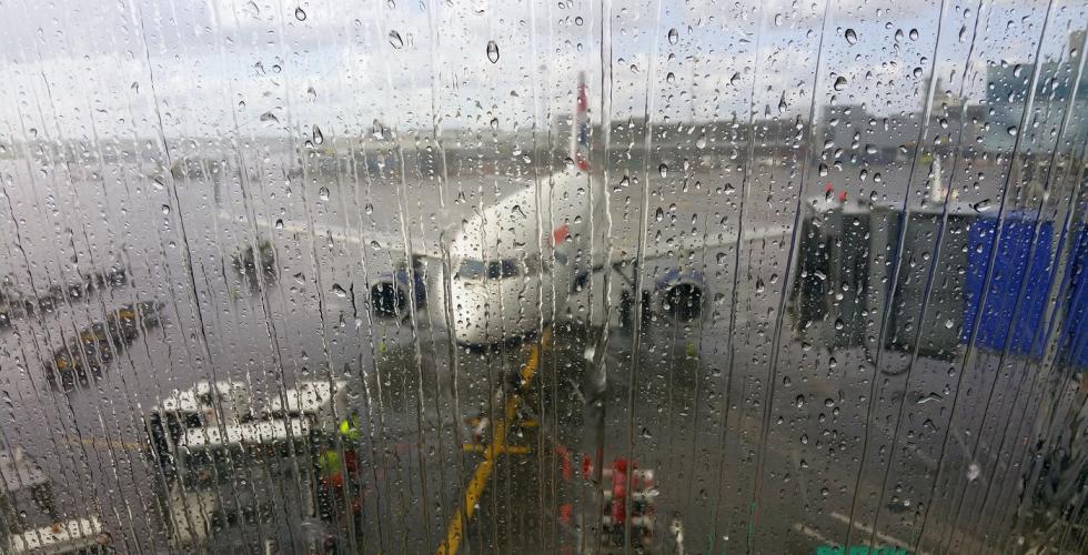 regn flyplass