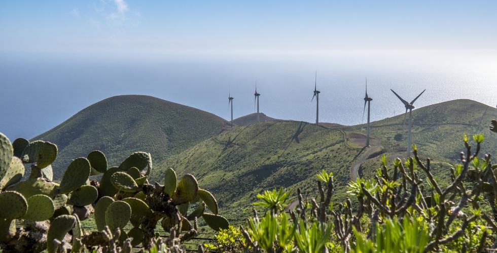 El Hierro Parque eólico Gorona del Viento