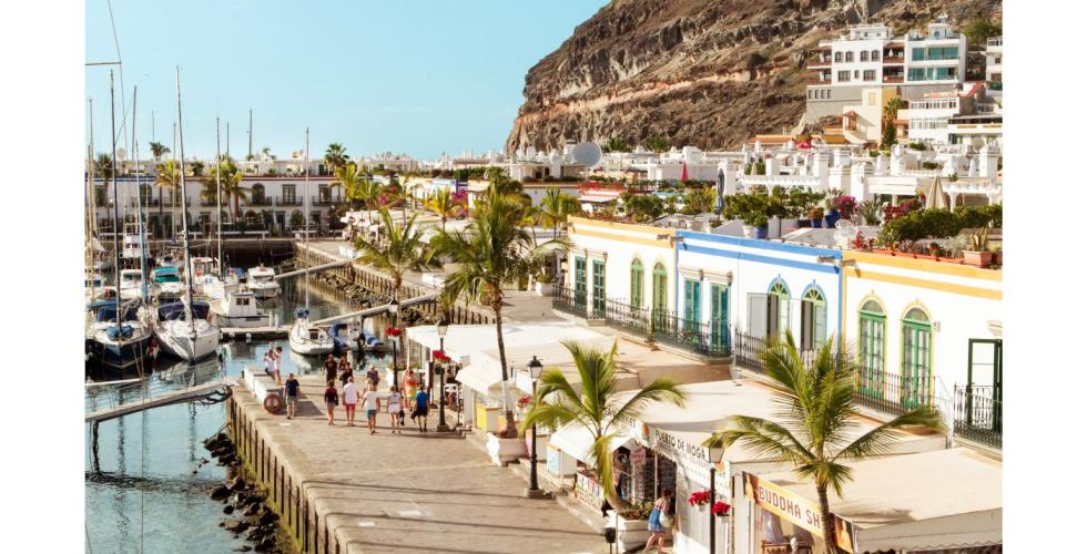 Puerto de Mogán på Gran Canaria.