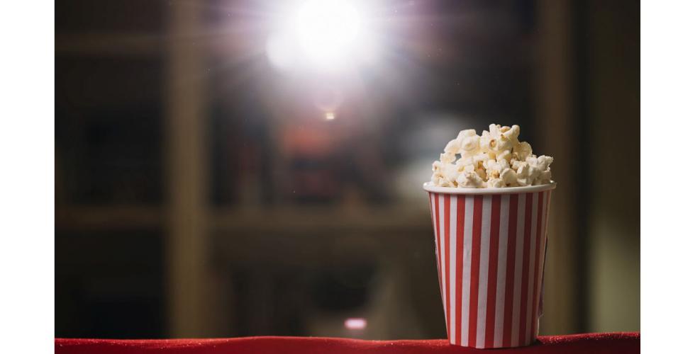 Pocorn og kino, en klassiker.