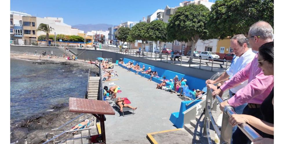 Badeplass i Arinaga.