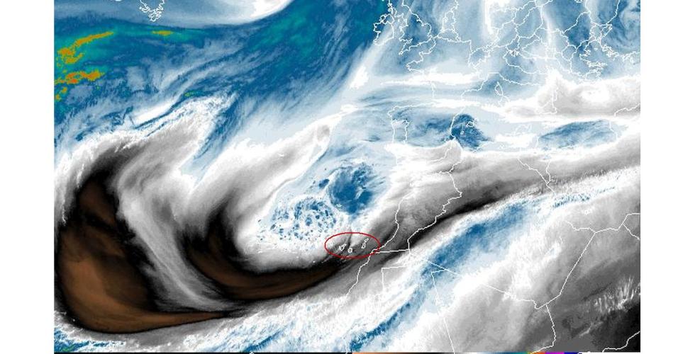 Lavtrykksområde med mye regn 