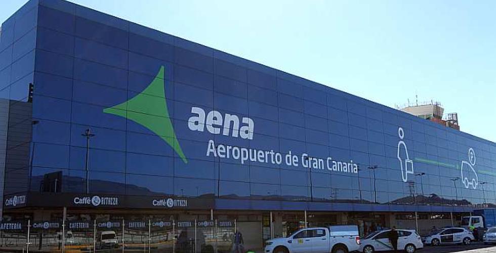 Terminalbyggnad på Gran Canarias flygplats.