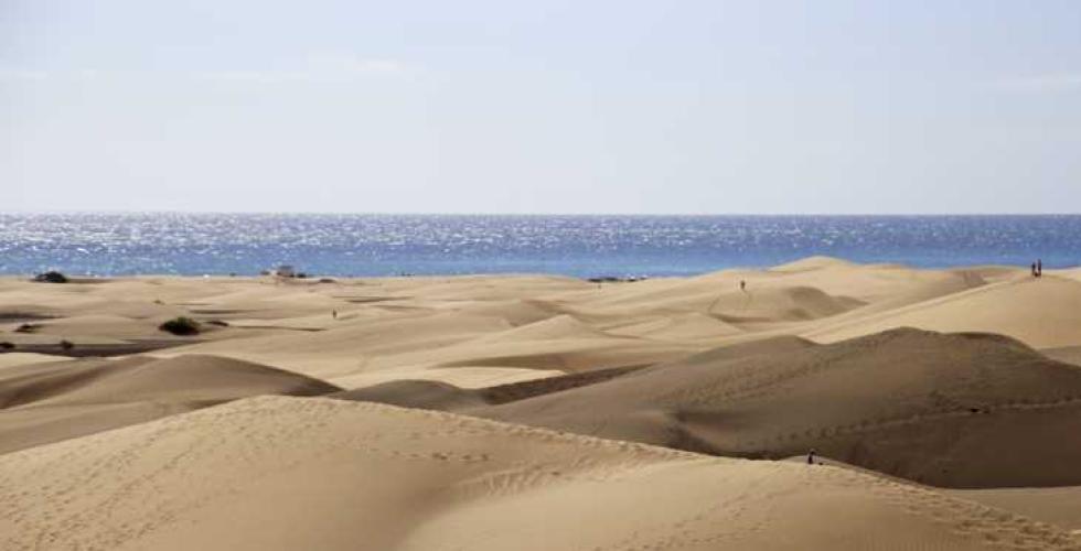 Sanddyner i Maspalomas.