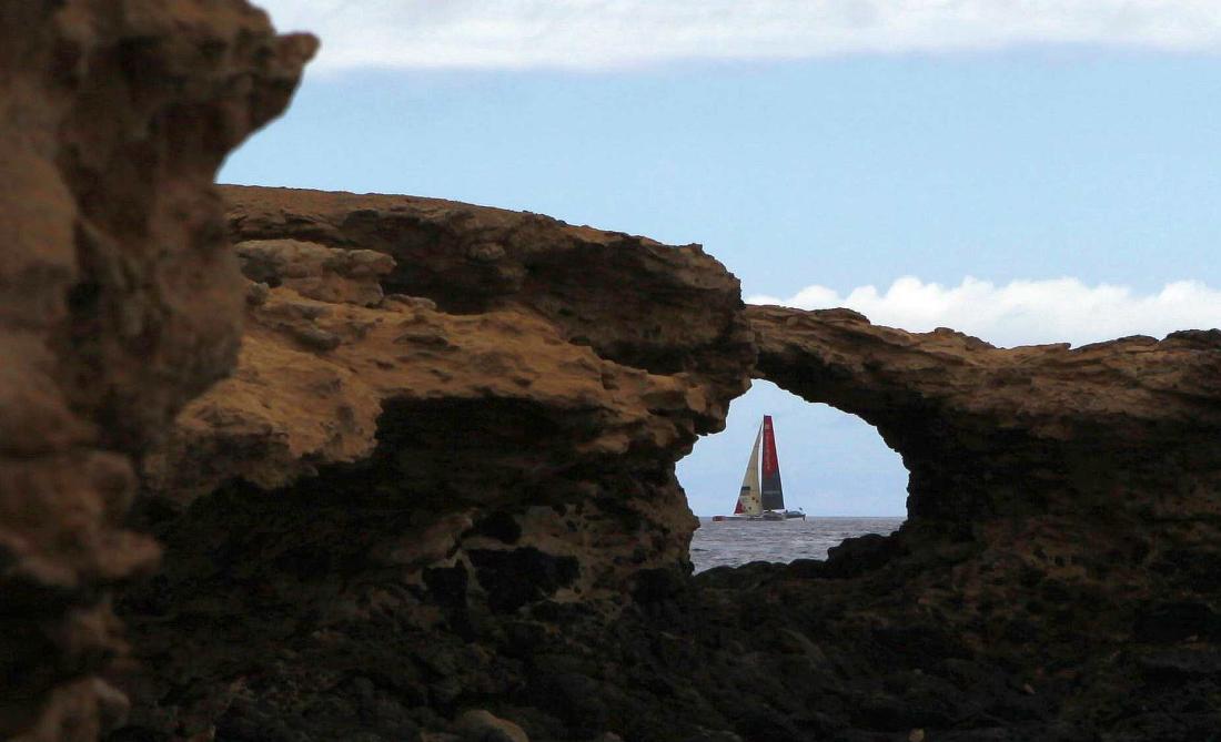 Seilbåt ved Playa de Cabron