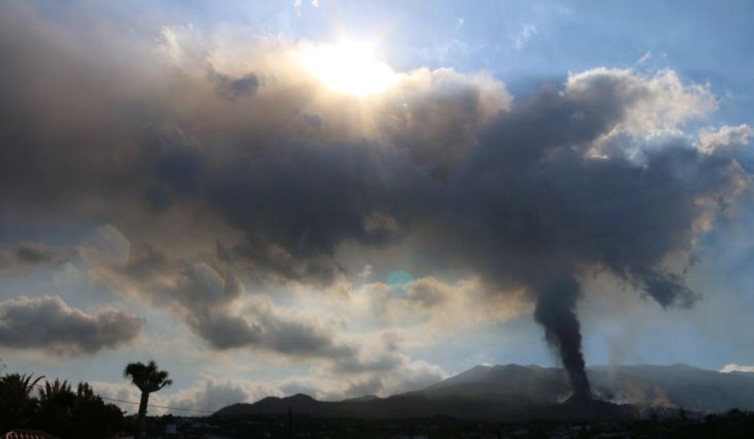 Vulkanutbrudd på La Palma september 2021. Dag 7.