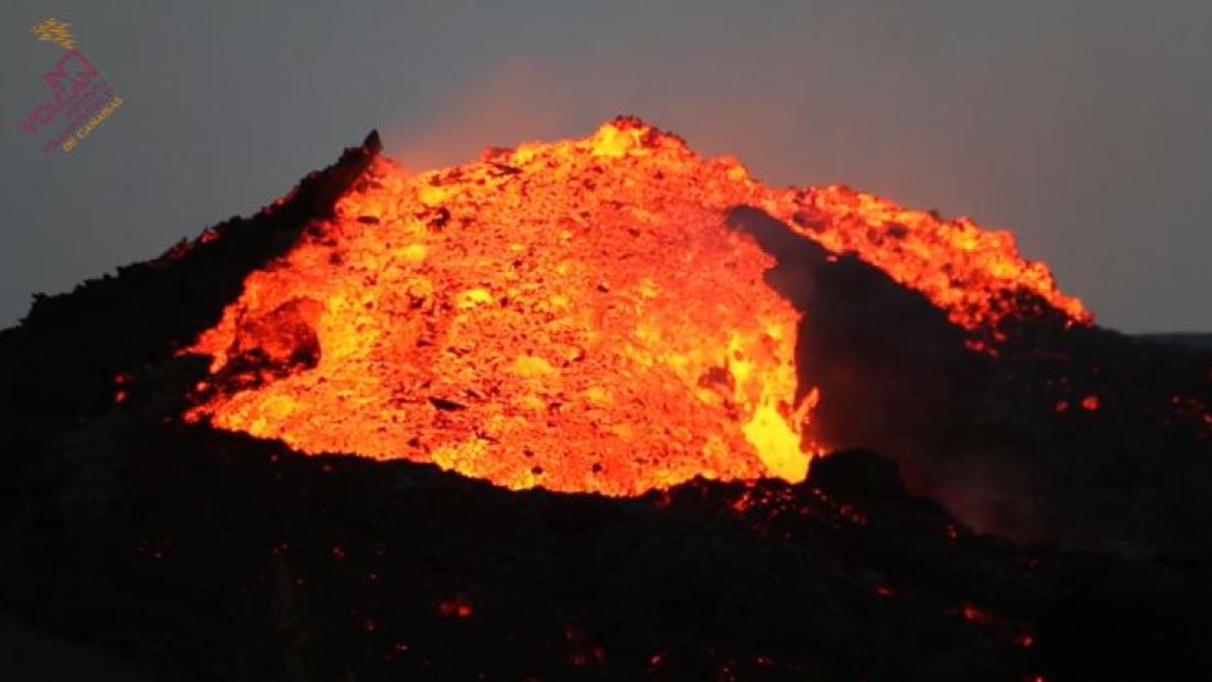 Vulkanutbrudd på La Palma 2021. Dag 72.