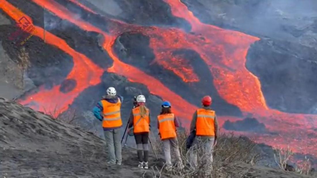 Vulkanutbrudd på La Palma 2021. Dag 72.