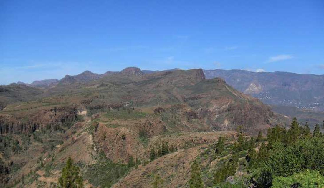 Utsikt not Pico de las Nieves