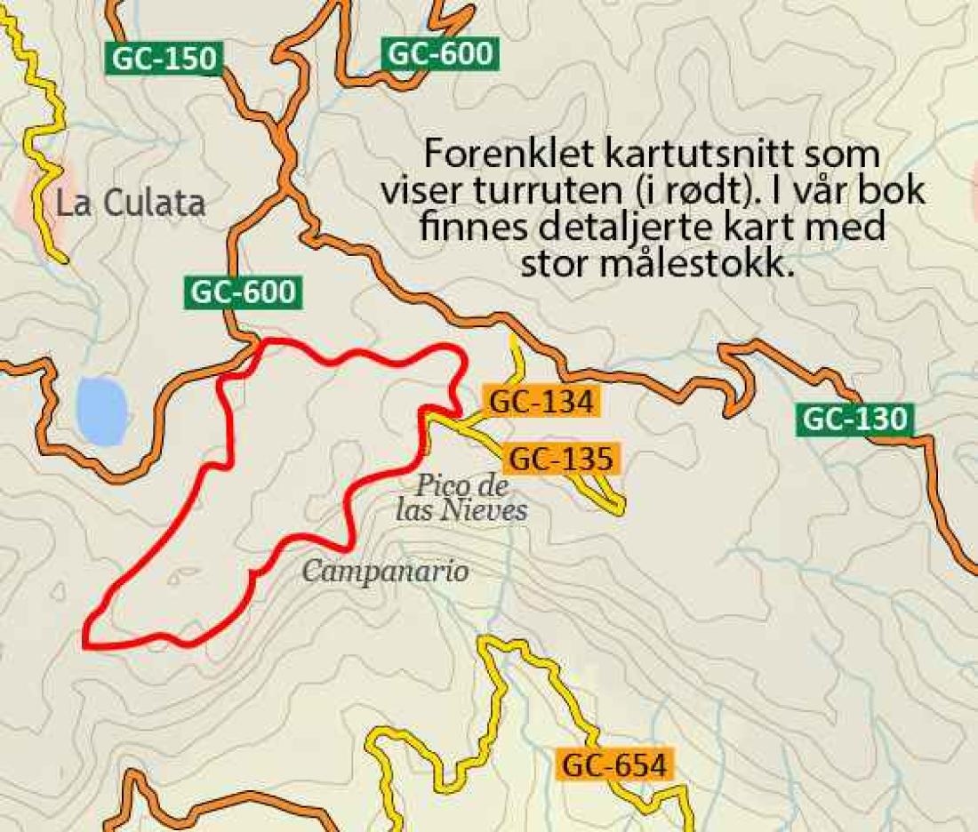 Fottur til Campanario-toppen