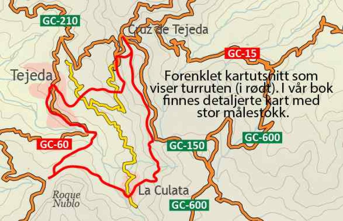 Fottur til Tejeda-krateret