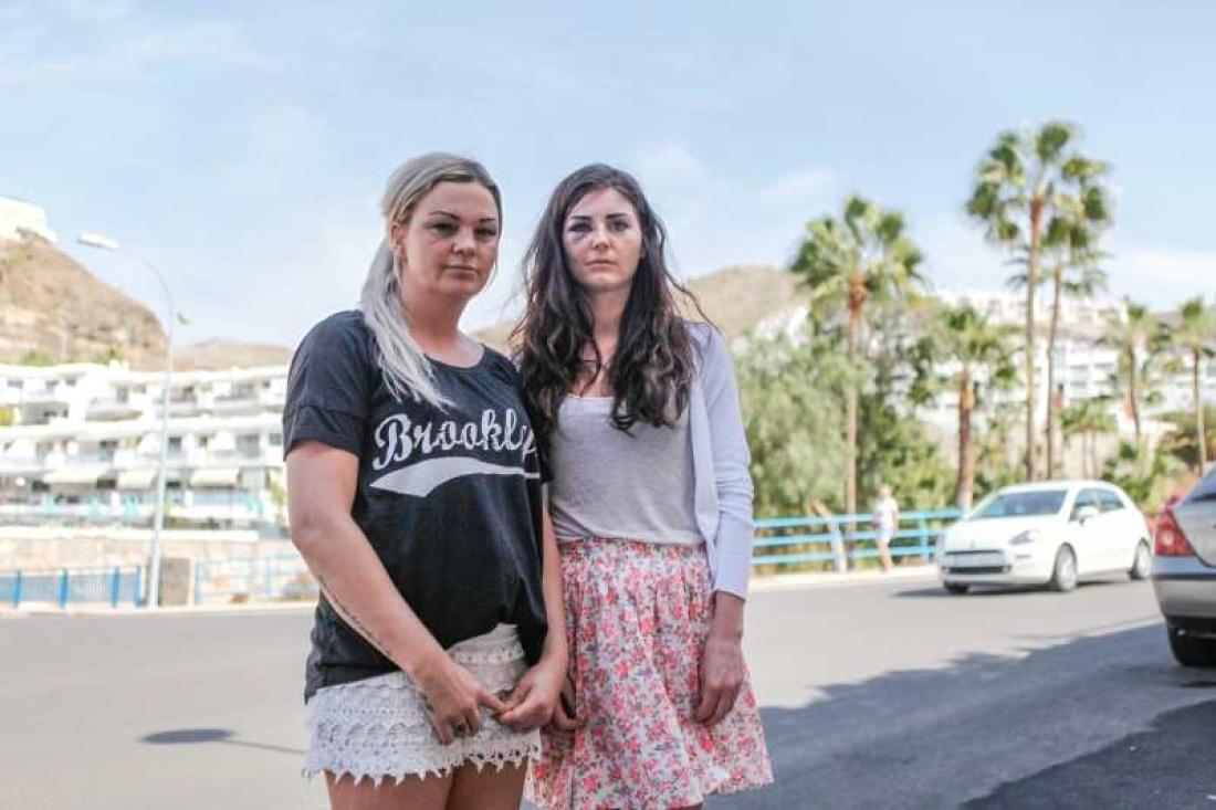 Anette og Renate ble banket og ranet