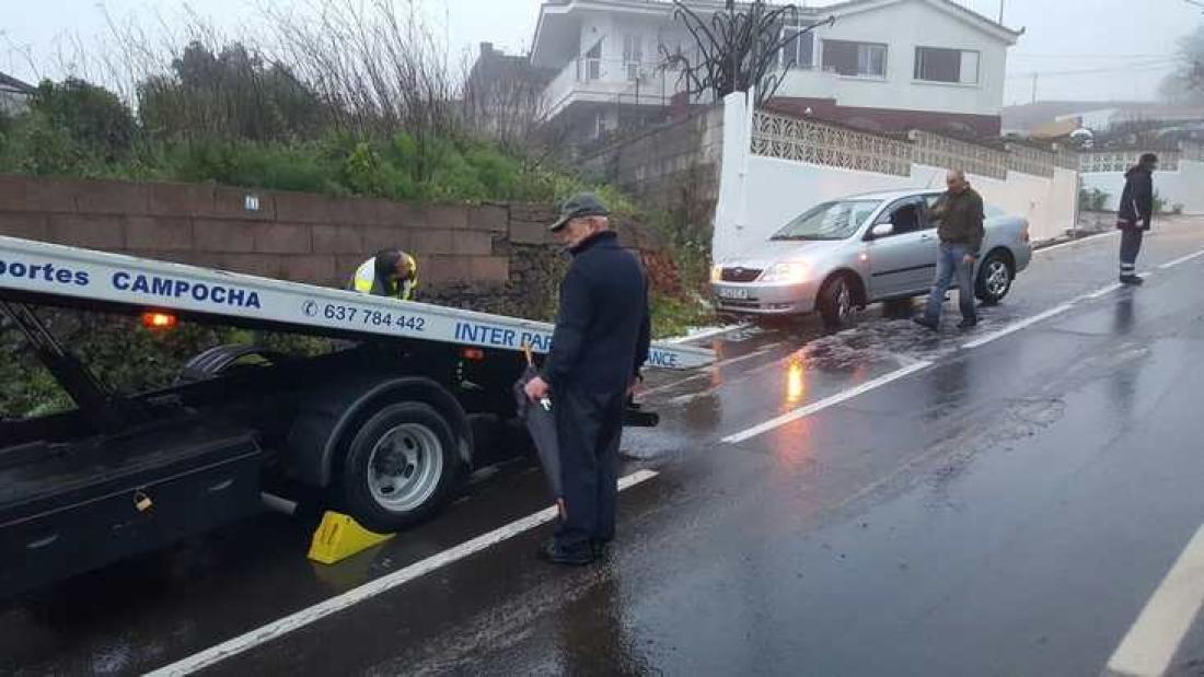 Islagt vei gir trøbbel på Tenerife