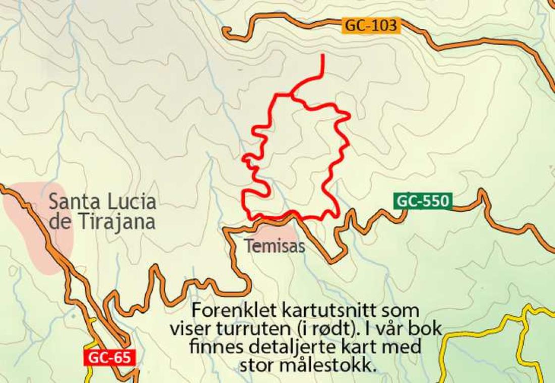 På vandring høyt over Temisas