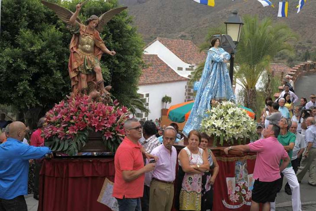 Prosesjon under Fiesta de San Migual